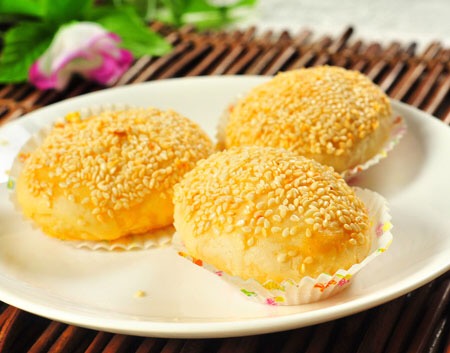 黄桥烧饼的制作方法甜的,黄桥烧饼的做法