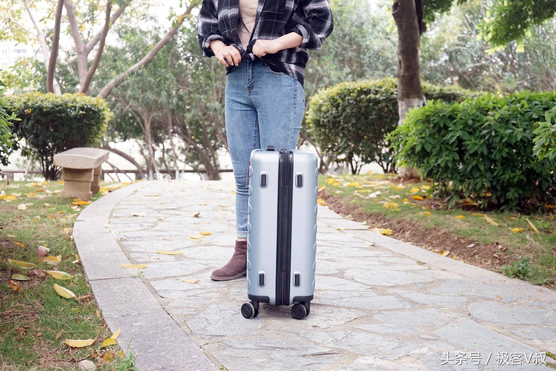 90分七道杠旅行箱扩容版,90分七道杠旅行箱哪个颜色好看