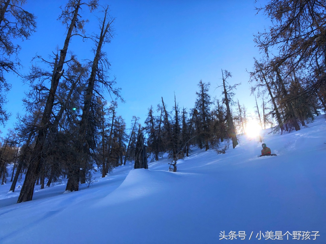新疆新和县滑雪场,阿勒泰滑雪场野雪