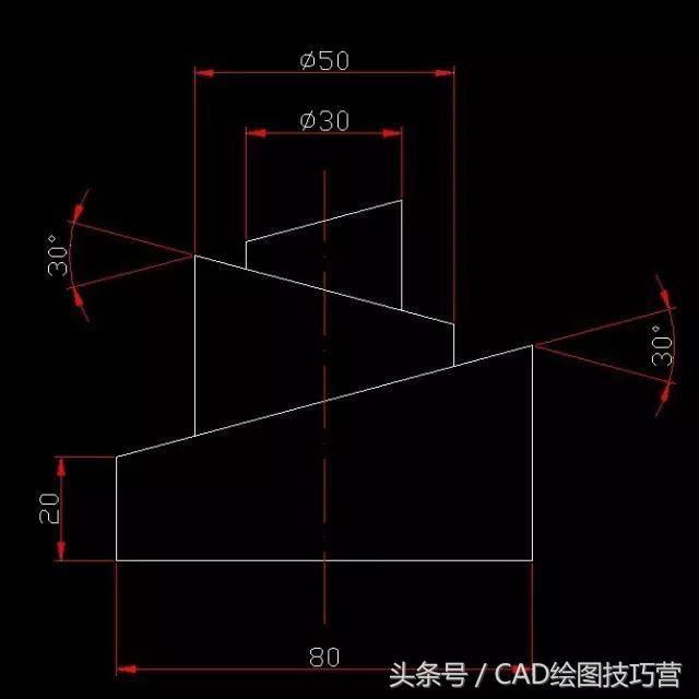 cad三维练习图100例解析,cad练习图纸第45张图教程