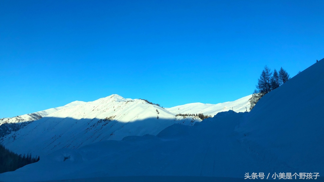 新疆新和县滑雪场,阿勒泰滑雪场野雪