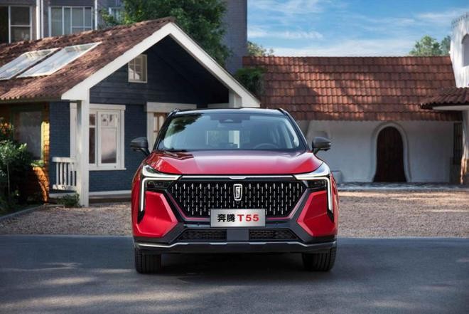 国潮外观动力充沛奔腾t55突出重围,奔腾t55自主品牌开窍之作
