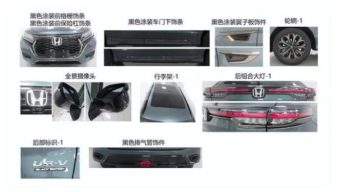 新款东风本田ur-v官图,全新本田ur-v正式上市加量不加价