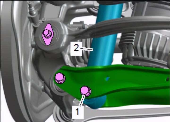 奥迪a3更换后减振器,奥迪a3减震器拆装教程