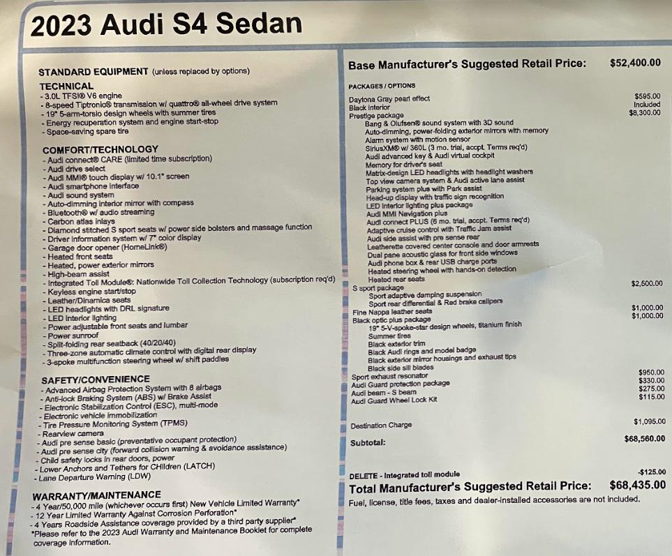 美国奥迪s4多少钱,奥迪s4美国售价