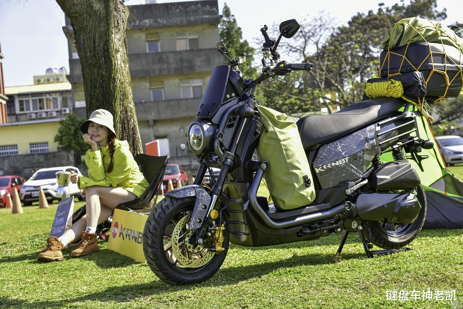 三阳麒麟krn踏板,三阳krnbt试驾