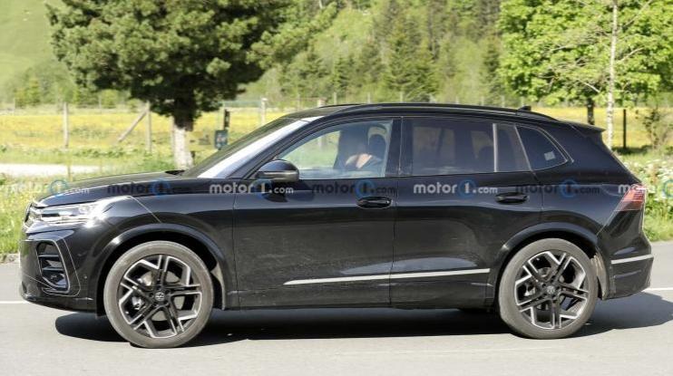 全新大众tiguan实车曝光,全新大众tiguan路试谍照曝光