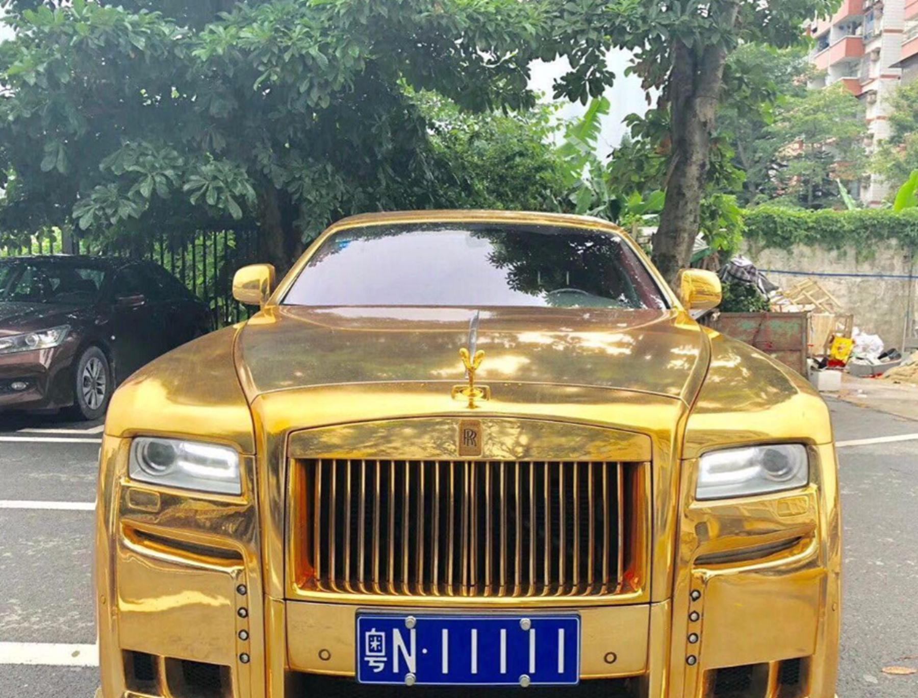 车牌为粤n11111的劳斯莱斯,劳斯莱斯黄金车牌