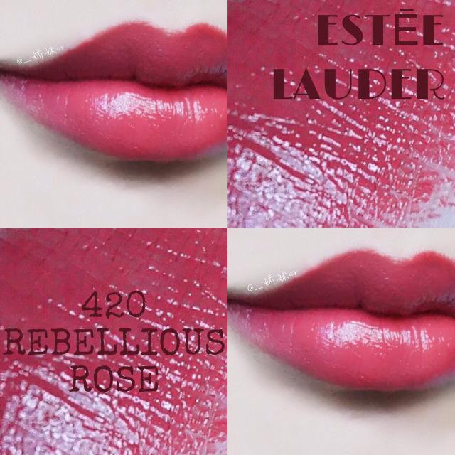 肖战亲选口红,肖战代言雅诗兰黛口红试色