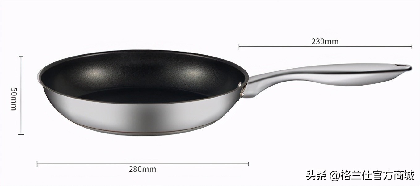 平底煎锅怎么保养不粘,深煎锅烙饼受热均匀不糊底