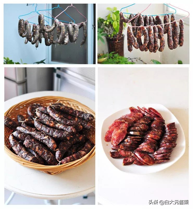 冬季香肠的做法最佳配方,年关将至熏腊肉灌香肠