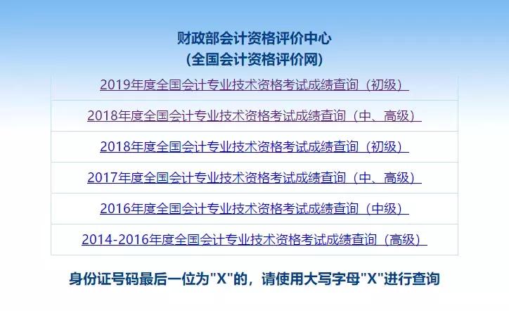 2019会计考试成绩发布,19年中级会计成绩查询时间