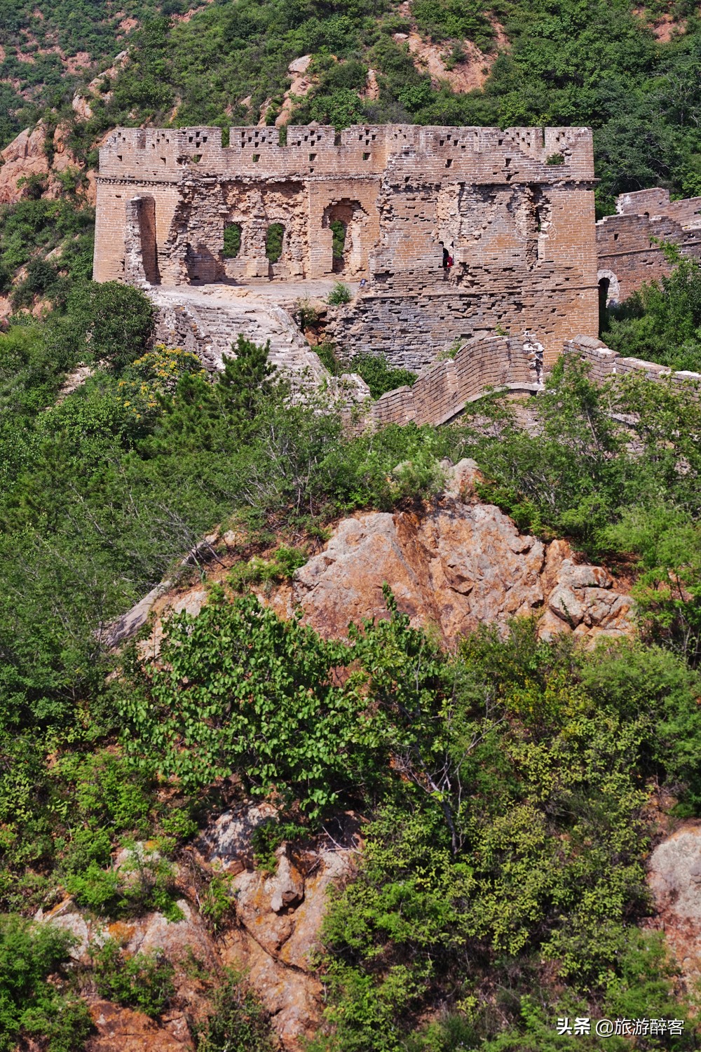 金山岭长城尽头,燕山金山岭长城