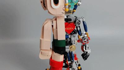 铁臂阿童木70周年展示盒,铁臂阿童木积木测评