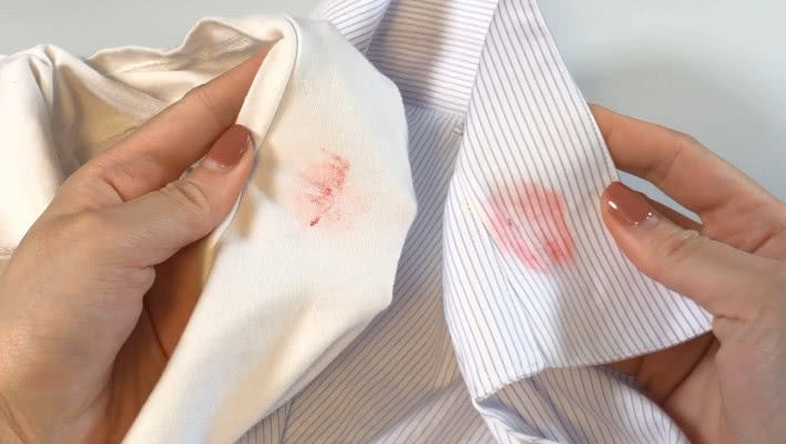 白衣服染上口红快速清洗的小妙招,衣服染上口红洗不掉
