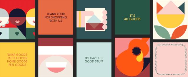 品牌服饰平面设计,服装品牌展台设计简约手稿