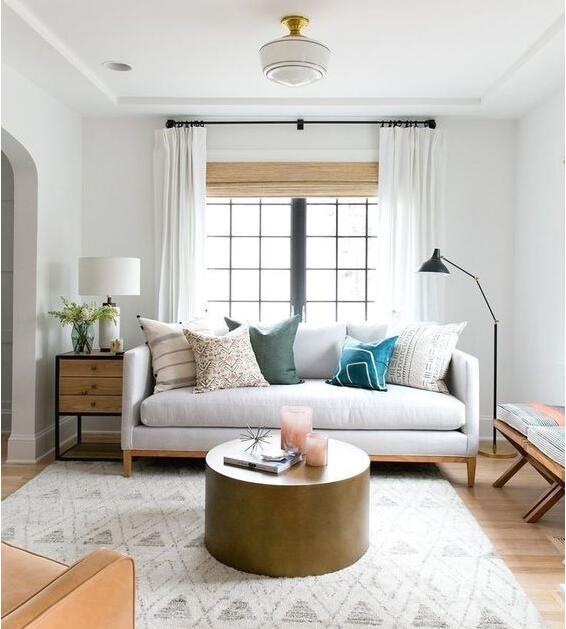 一空间也能装两种窗帘,一空间装饰