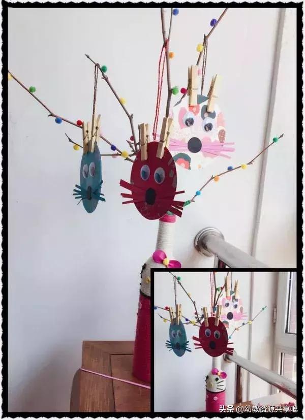 幼儿园手工简单又漂亮手工相册,废物利用立体手工幼儿园简单创意