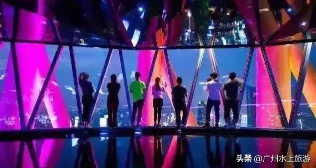 珠江夜游与广州塔合影,广州塔财富广场珠江夜游路线