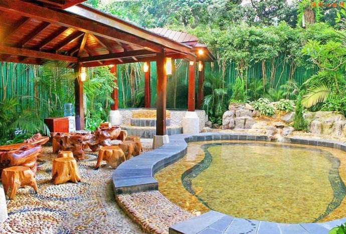 清远银盏温泉有私家温泉池,清远银盏温泉是天然温泉吗