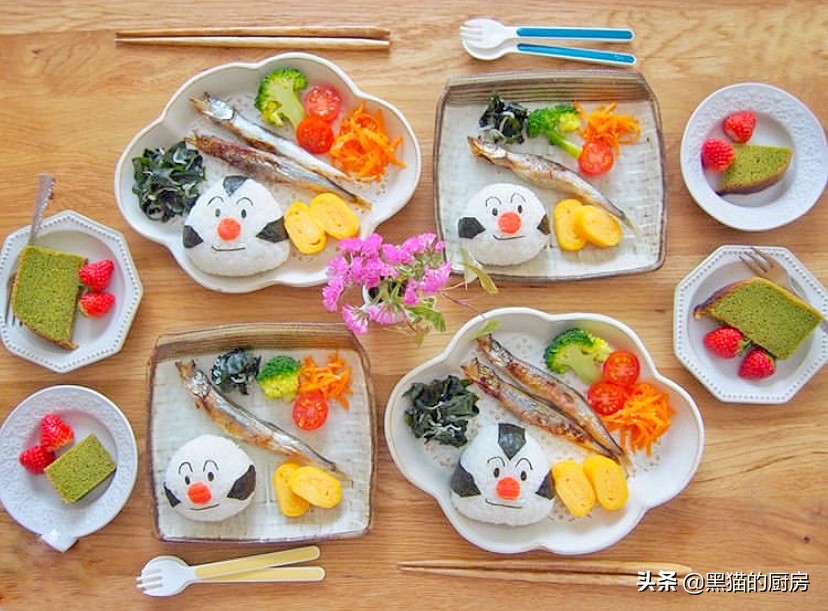 日本妈妈给孩子做早餐,日本早晨给孩子准备简单的早餐