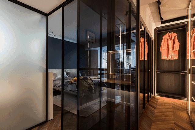 服装设计师的180㎡低调奢华家,超美衣帽间顶一个小户型