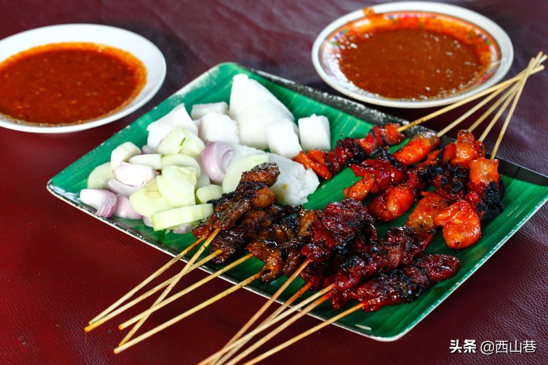 正宗印度尼西亚沙嗲肉串,马来西亚沙嗲烤串