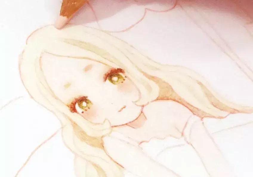 ps板绘插画如何上色步骤,零基础画画配色教程b站