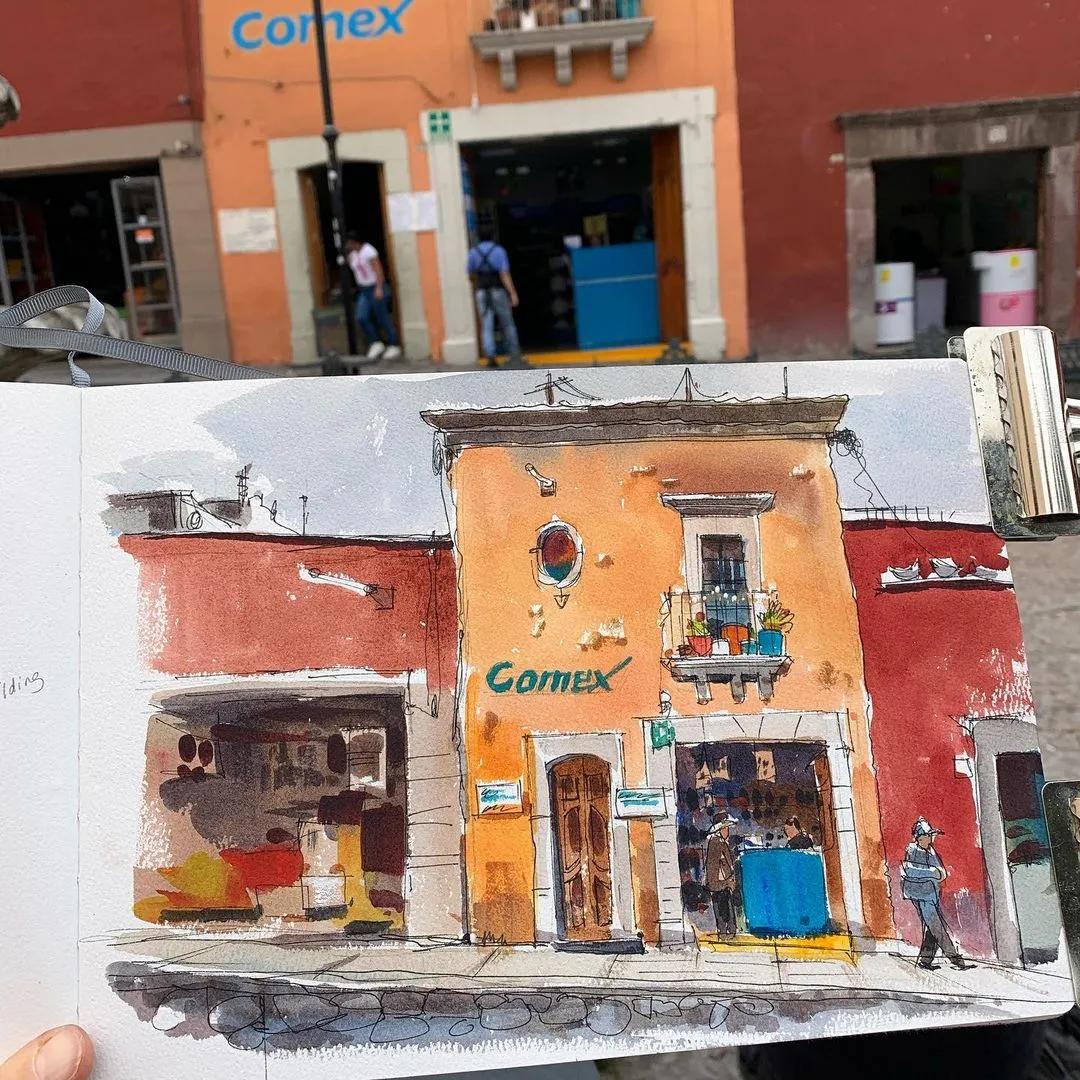 酣畅淋漓的水彩,酣畅淋漓水彩