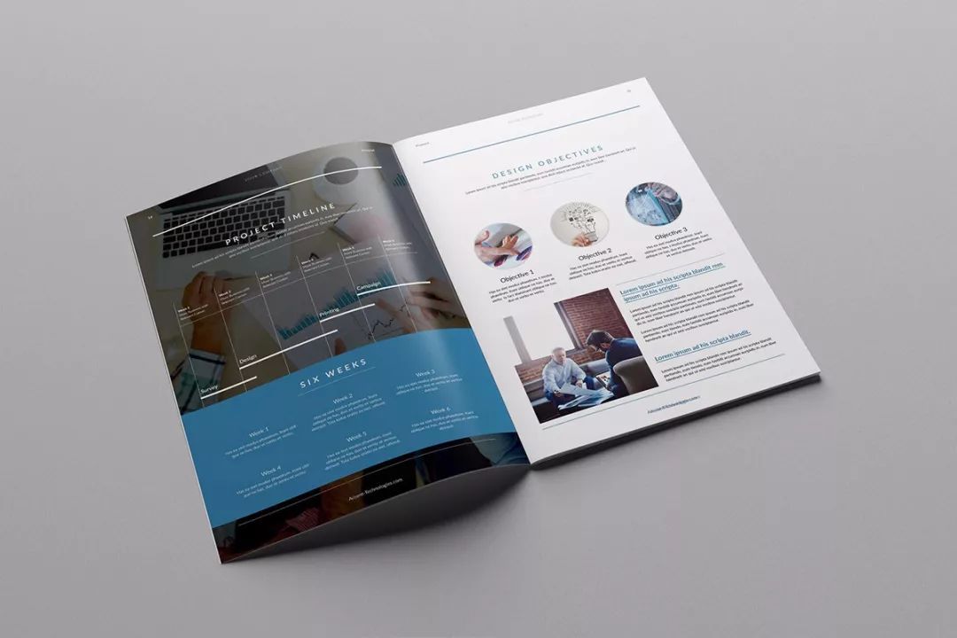 简约大气的企业宣传册／画册设计精选