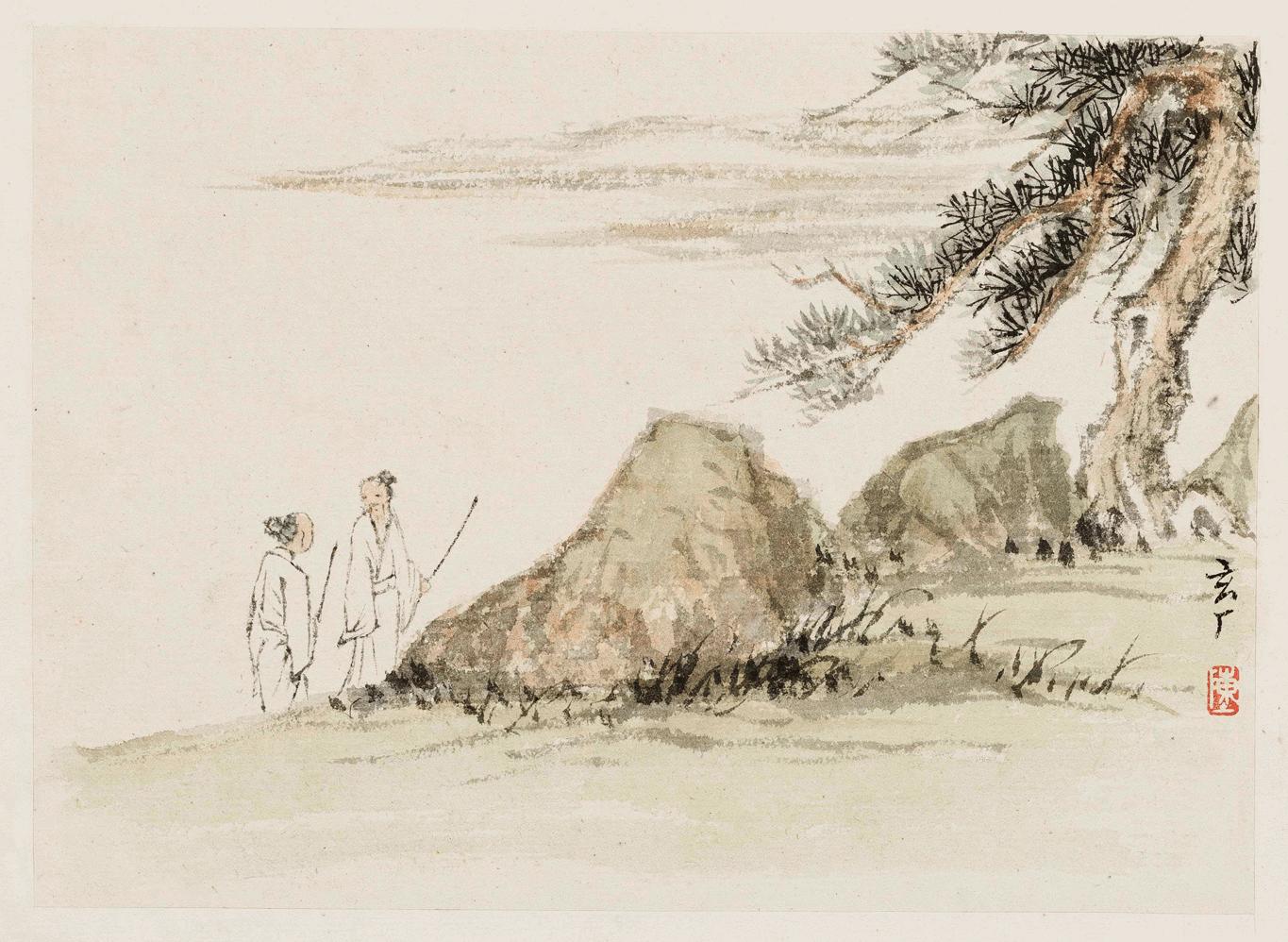 王雪涛花鸟画4尺整张图片,王雪涛花鸟画山水画作品