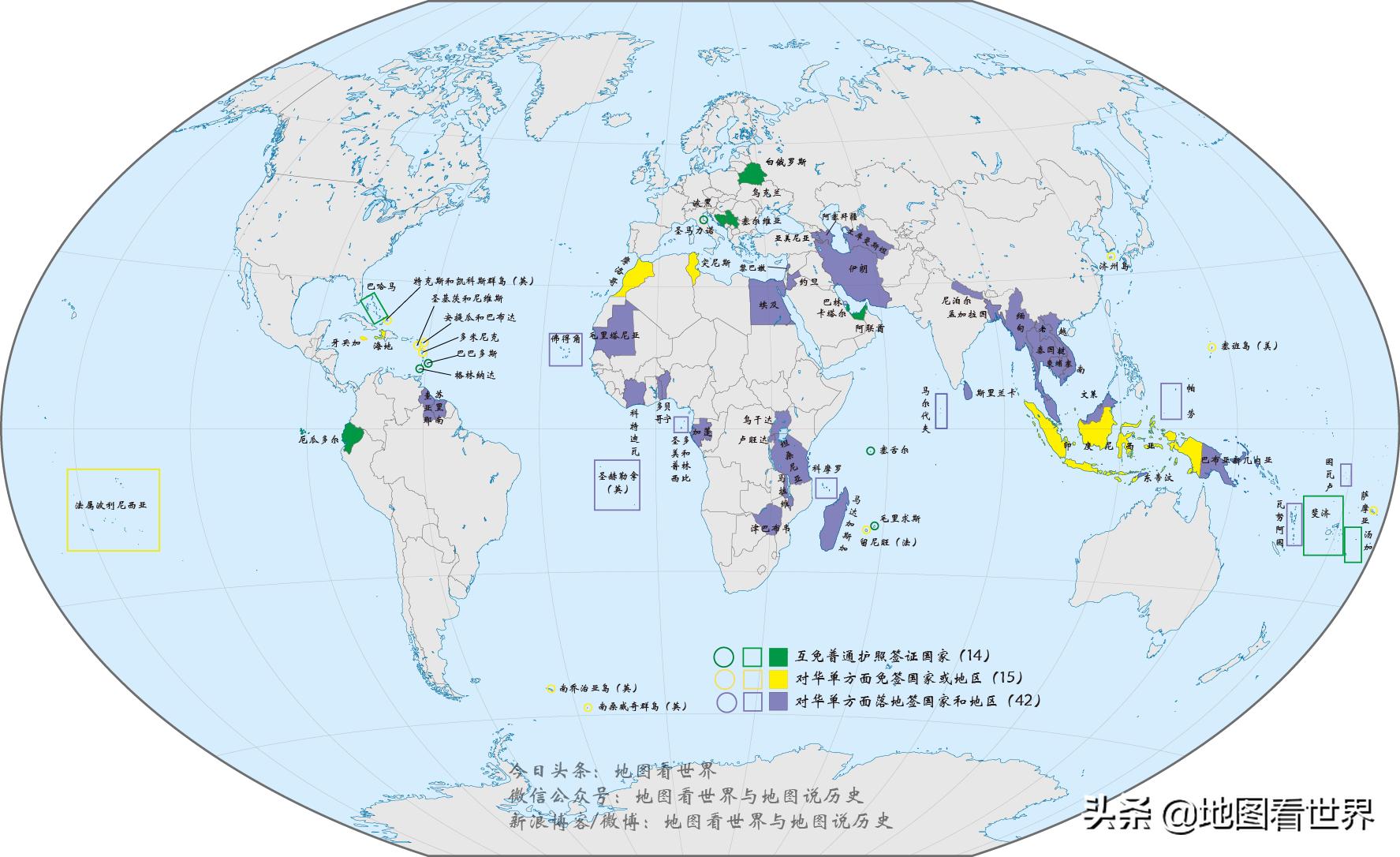 免签落地签国家旅行,免签落地签国家一览表