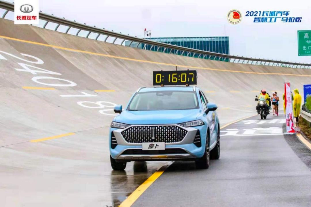 当我在长城工厂看马拉松时,我想些什么