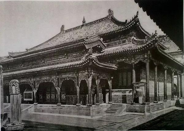 100年前中国风景建筑老照片,两亿多年前的景观