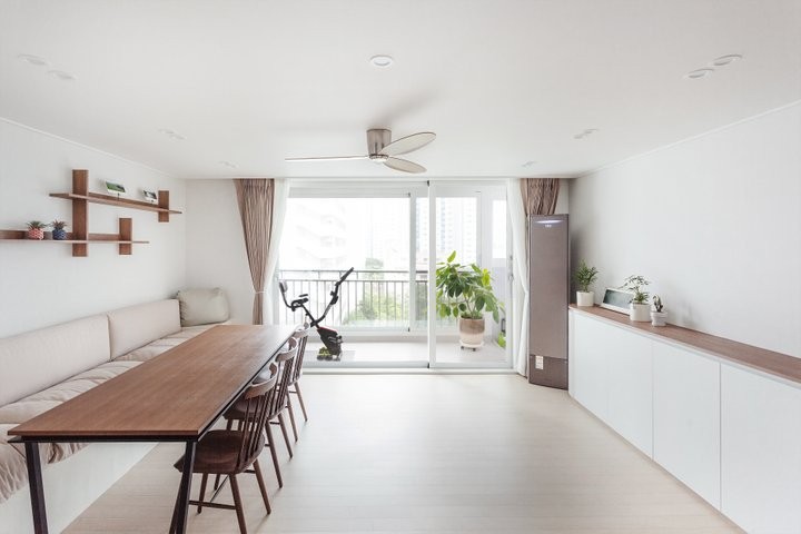 小户型如何实现餐客一体,小户型客餐厨一体怎么布置