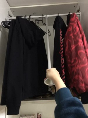 定制家具挂衣杆调整,衣柜挂衣杆升降的