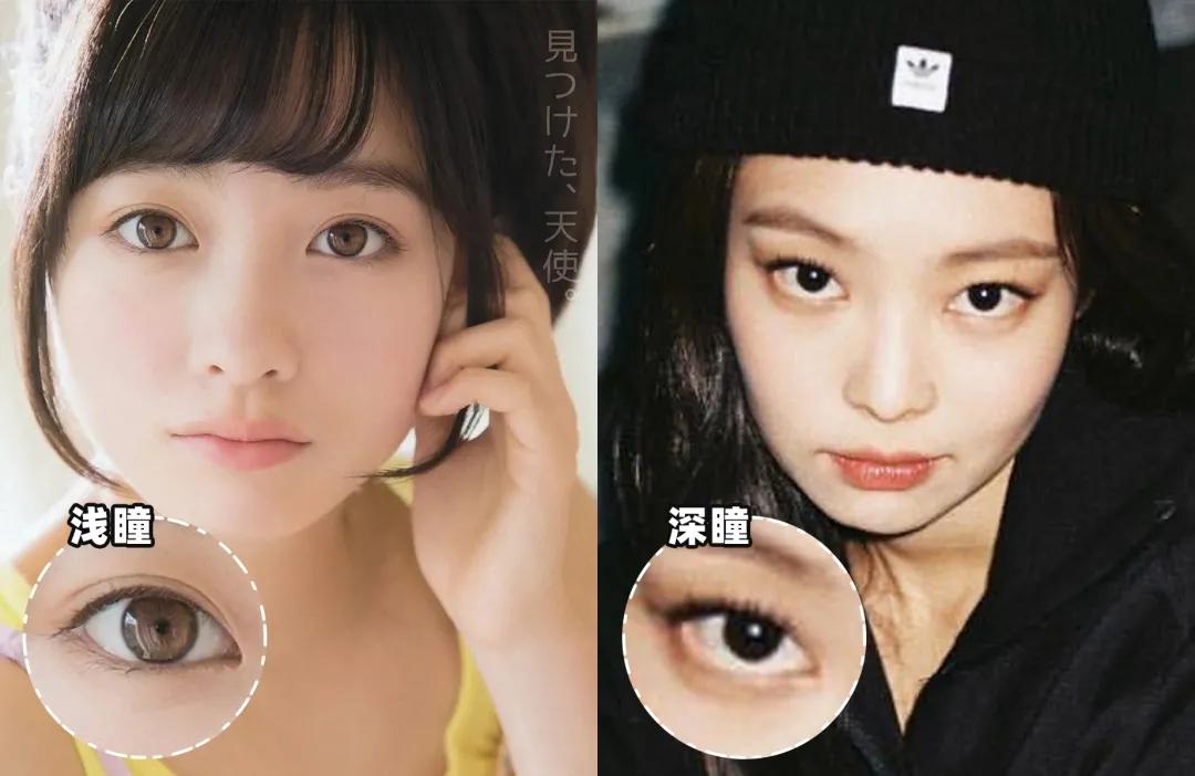戴美瞳和不戴美瞳区别动漫图,戴黑色美瞳和不戴美瞳有区别吗