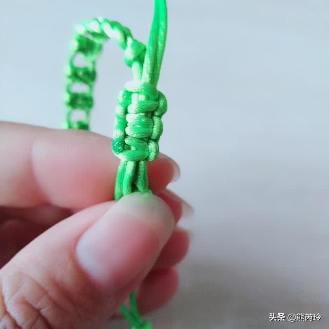 如意结手链编织详细教程,转运招财金钱结情侣手链编织教程