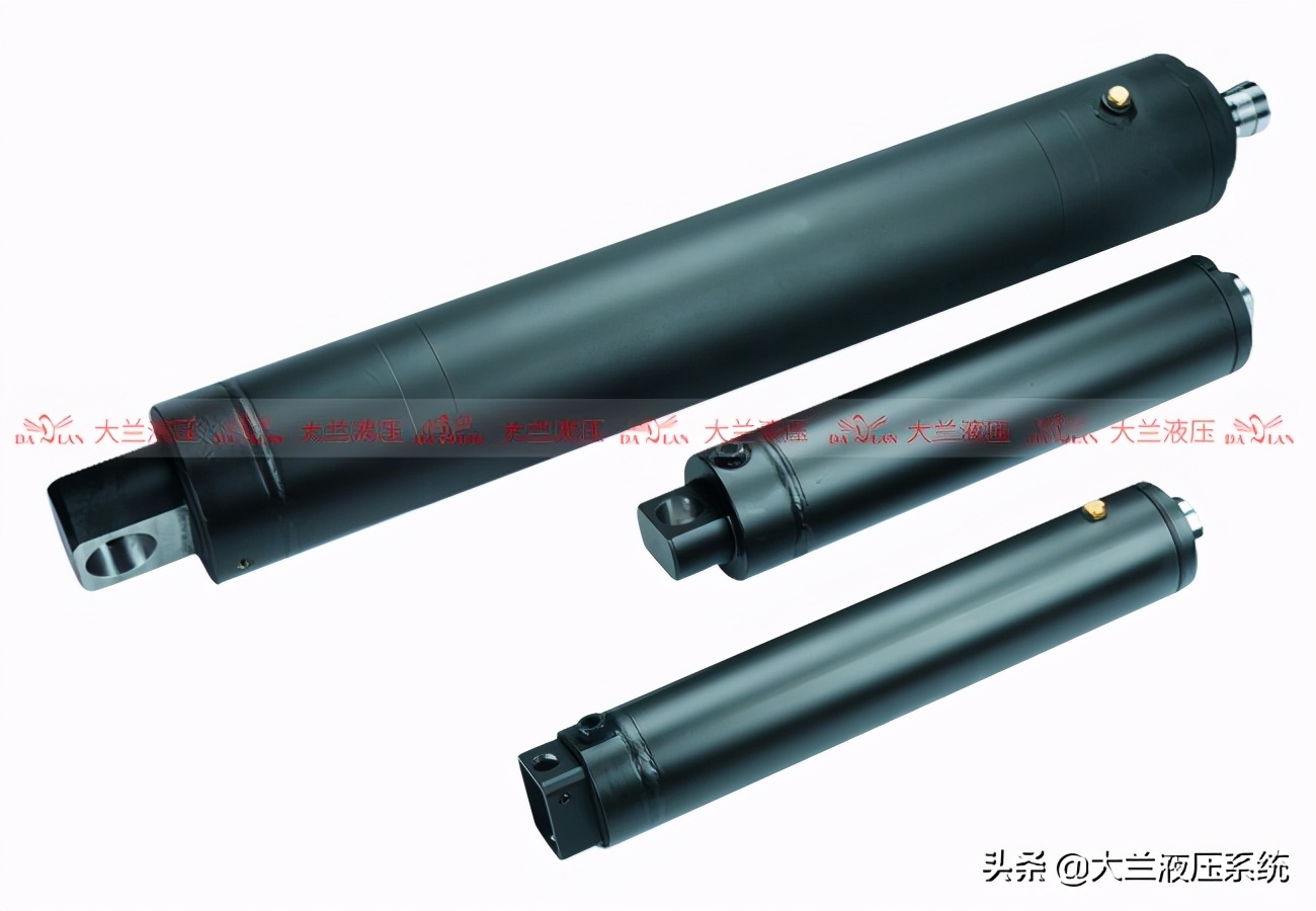 液压油缸结构及液压系统原理,液压油缸组成部分