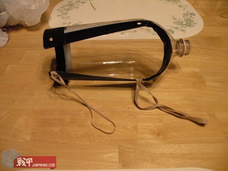 自制防毒面具的做法,自制猪嘴防毒面具