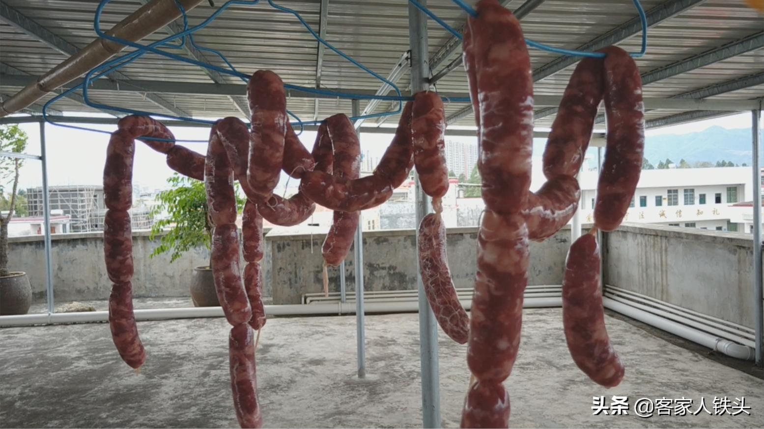 梅州客家咸香腊肠腊肉,客家腊肠制作方法和配方视频