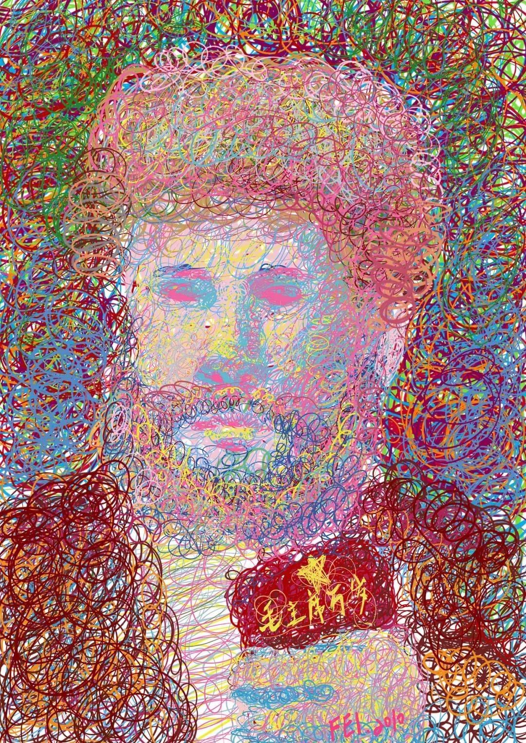 描摹梦境的魔术师,靠画“圈圈”火遍全网