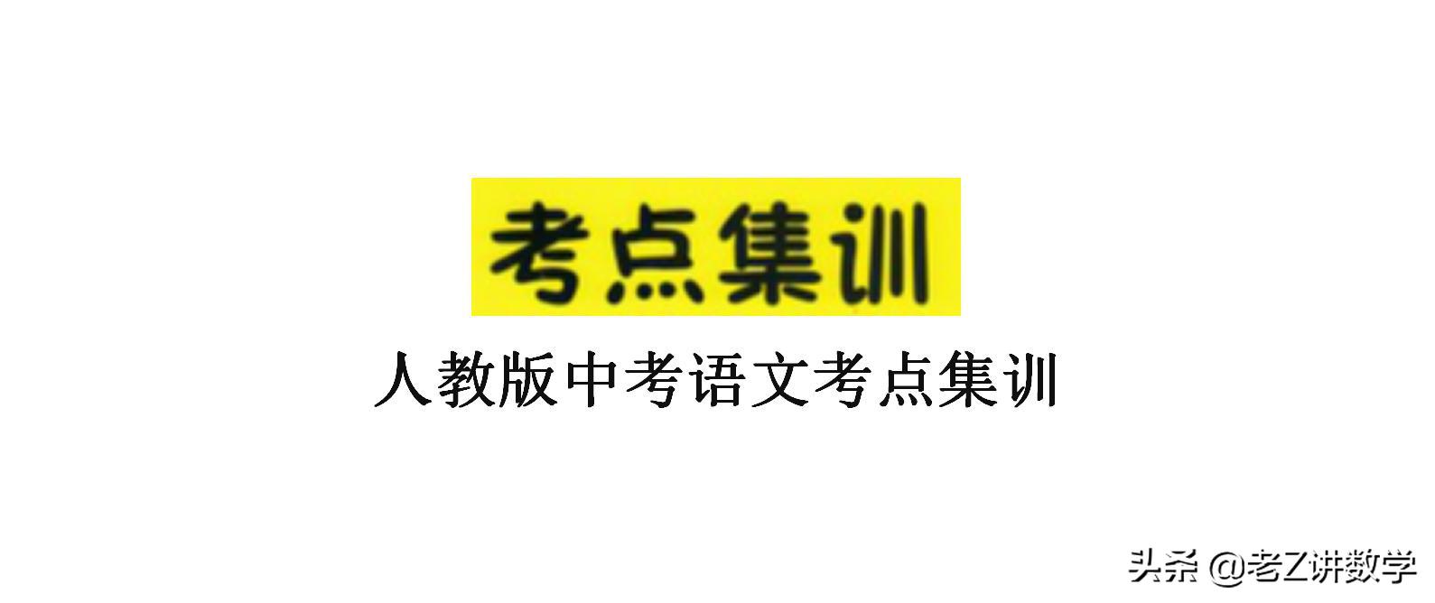 语文中考必背知识考点完整版文档,人教版中考语文字词复习