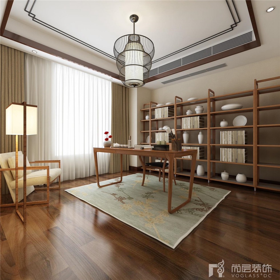 新中式风格融创汣园效果图——温文尔雅