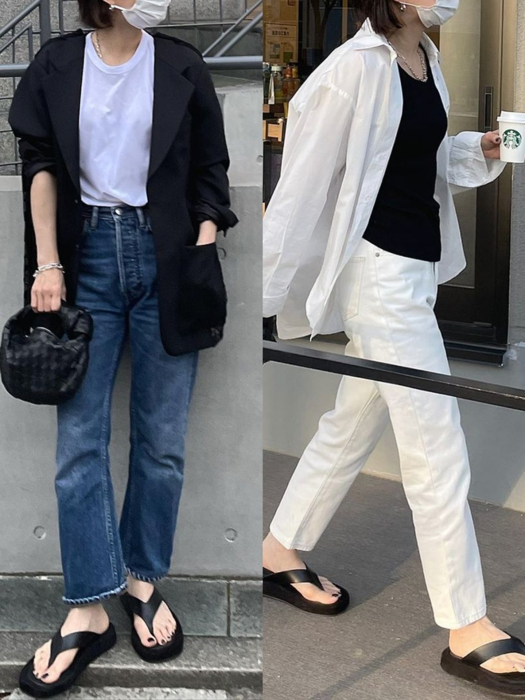 三七分穿搭女生高个子,九分小个子穿法