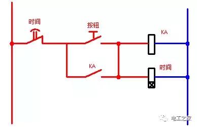 接触器点动正反转控制电路图,交流接触器控制不间断电路