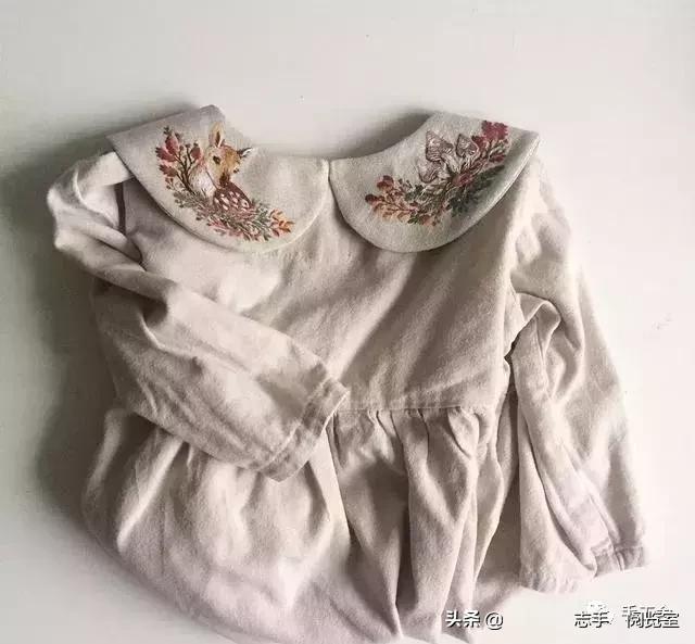 领口刺绣小花朵,刺绣花朵500种图片大全