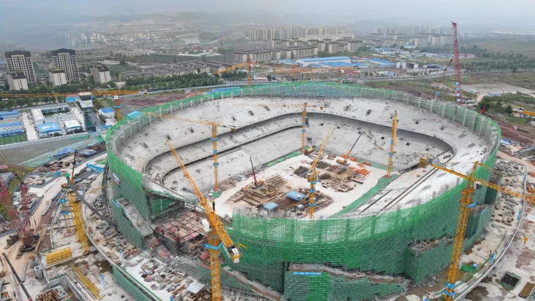 重庆龙兴足球场建设单位,中建七局重庆龙兴足球场