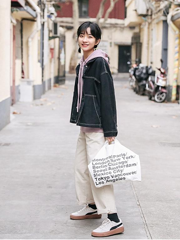 小个子学生党冬季穿搭高级感,学生党冬日穿搭攻略保暖还显高