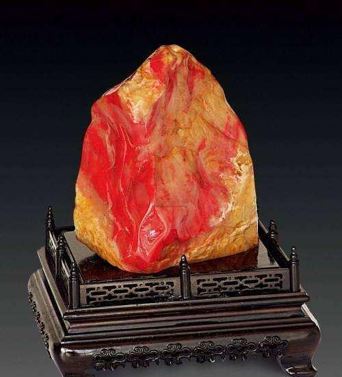 鸡血石古董鉴定,鸡血石玉扣鉴定